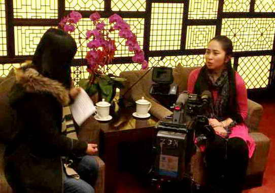 ITP家园孟桐妃接受媒体采访