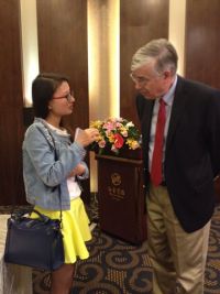 ITP家园代表筱依与David  Kuter 教授交流